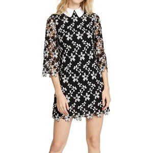 Alice + Olivia Debra Collared Lace Tunic Dress
